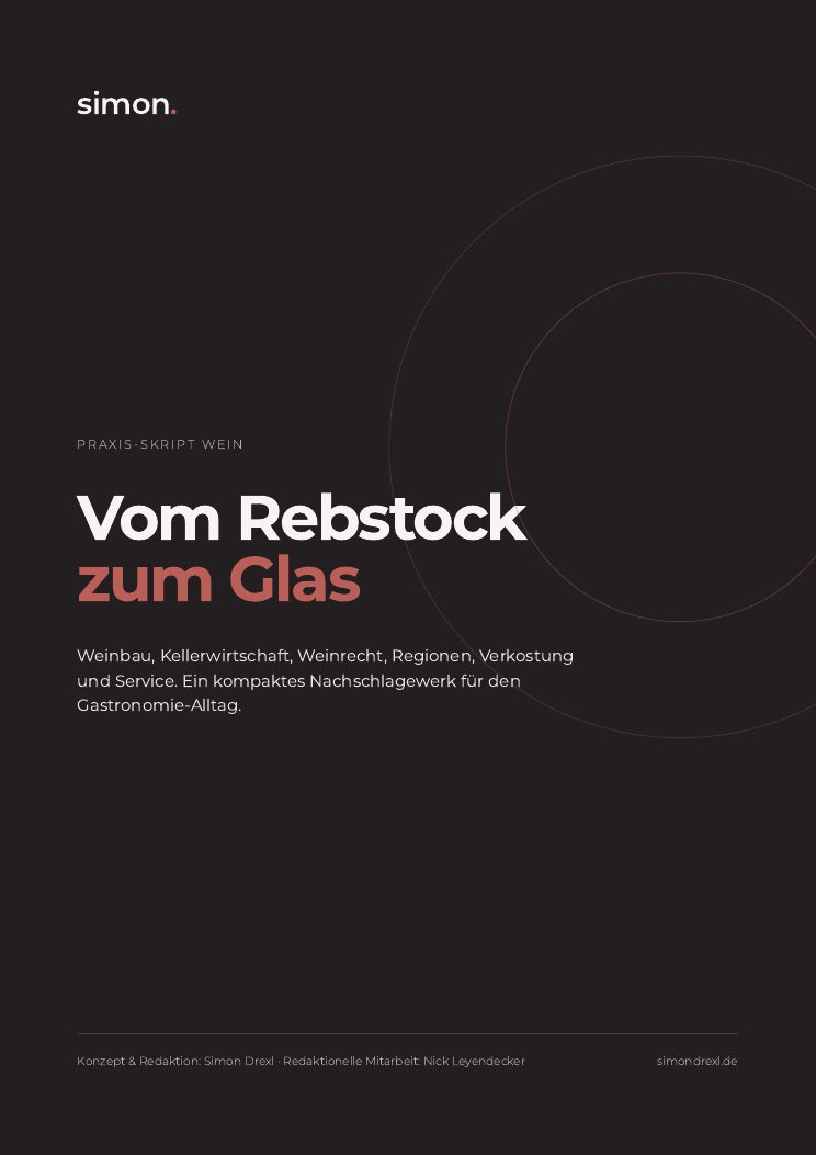 Vorschau: Titelseite „Vom Rebstock zum Glas“